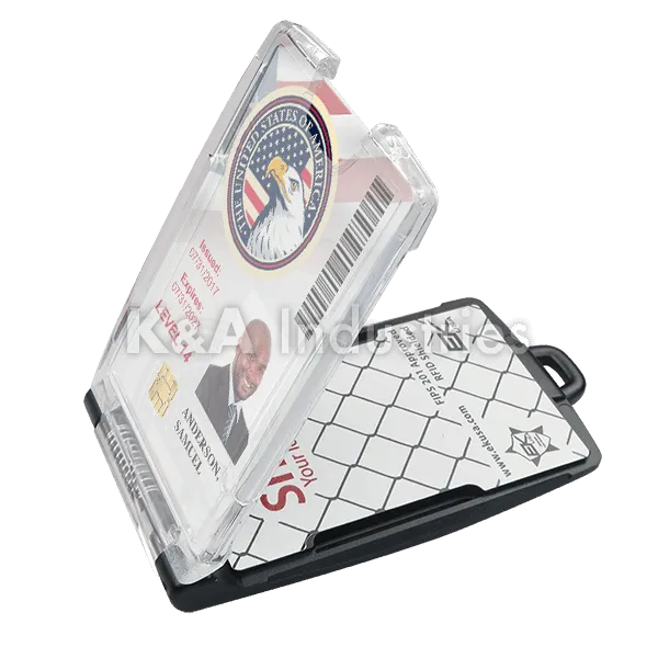 EK-Ekcessories-One-Hander-HalfOpen_600x600-WM EK Ekcessories One Hander HSPD-12 Shielded Holder