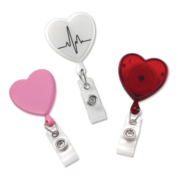 Heart Shaped Badge Reel