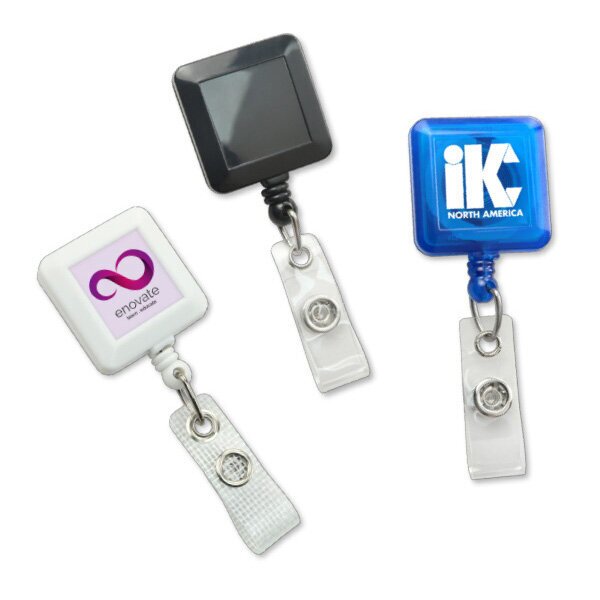 Square Badge Reel