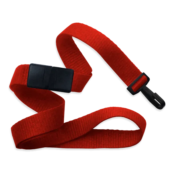 2138-4110 Breakaway Flat Ribbed Polyester Lanyard2138-4110