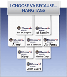 I Choose VA Because... Hang Tag