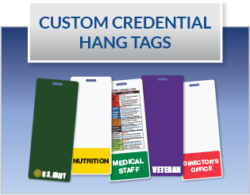 Custom Credential Hang Tags