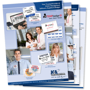 TEMPbadge®  Visitor Management Brochure ﻿