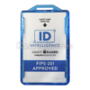 IDI926 FIPS-201 Approved ID Intelligence Smart Guard Shielded Badge Holder Blue
