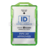 IDI926 FIPS-201 Approved ID Intelligence Smart Guard Shielded Badge Holder Green