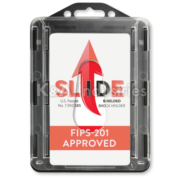 FIPS-201 Approved ID Intelligence SLIDE Shielded Holder
