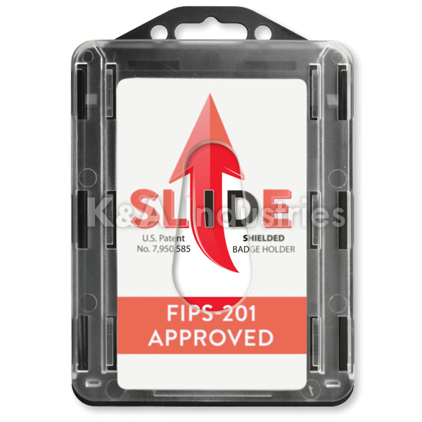 FIPS-201 Approved ID Intelligence SLIDE Shielded Holder