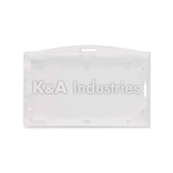 1840-6610 Clear Plastic Horizontal Locking Card Holder