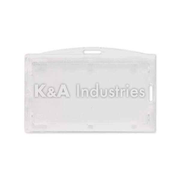1840-6610 Clear Plastic Horizontal Locking Card Holder