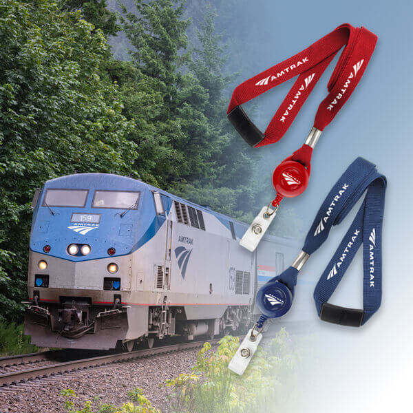 Custom-Branded ID Accessories for Amtrak