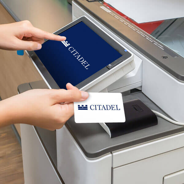 Citadel's secure document printing with card reader