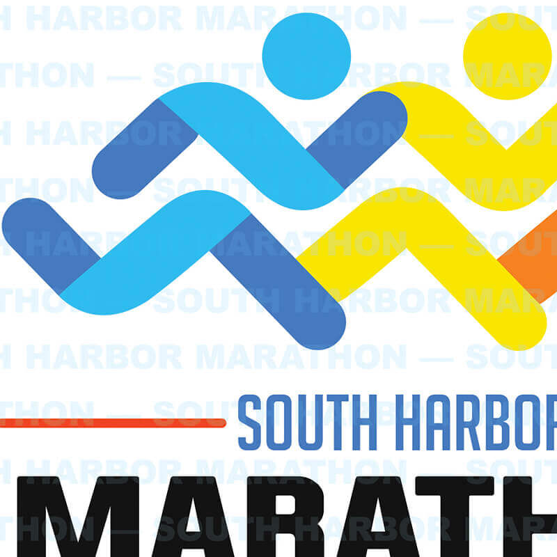 Watermark designed into the graphics as a visual security feature for event badge credentials