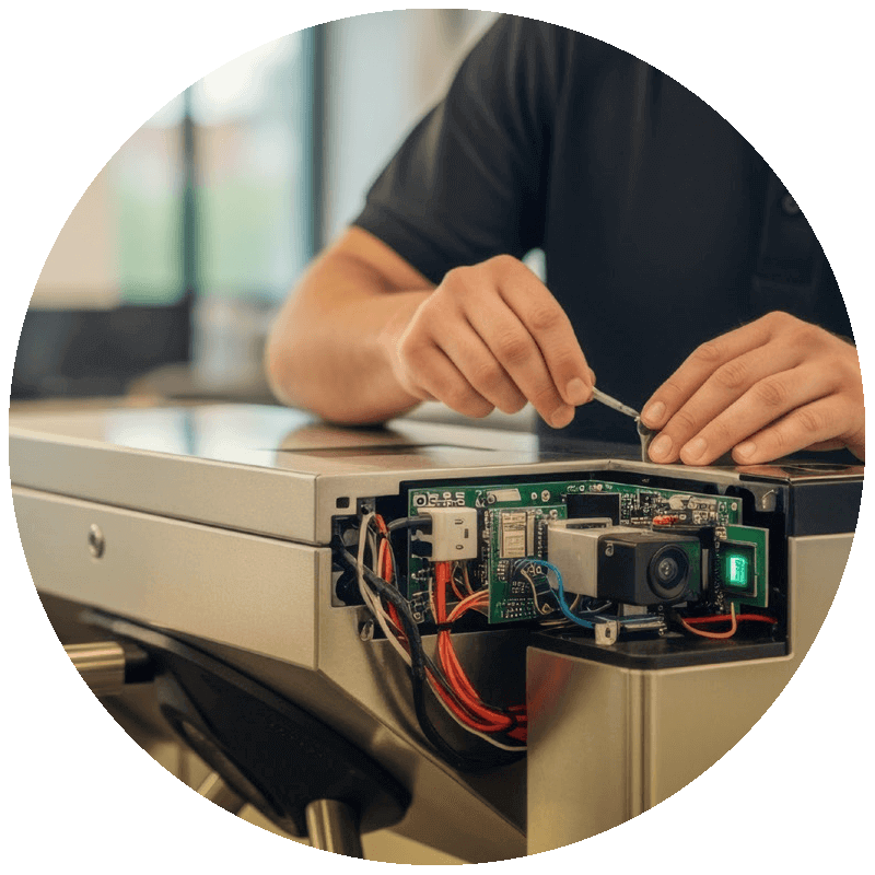 security system integrator preconfigured readers installation