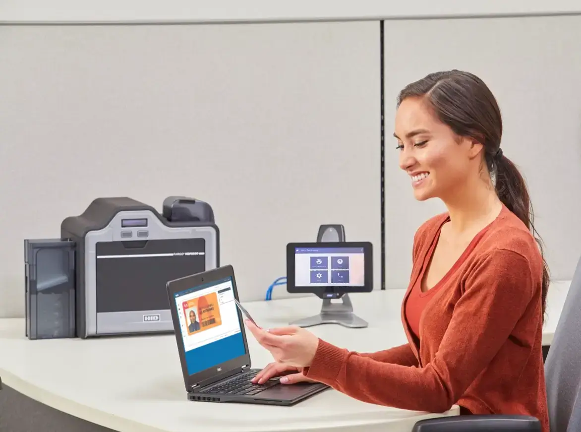 Fargo Connect Credential Issuance with printer console