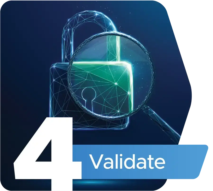 Credential migration, step 4: Validate