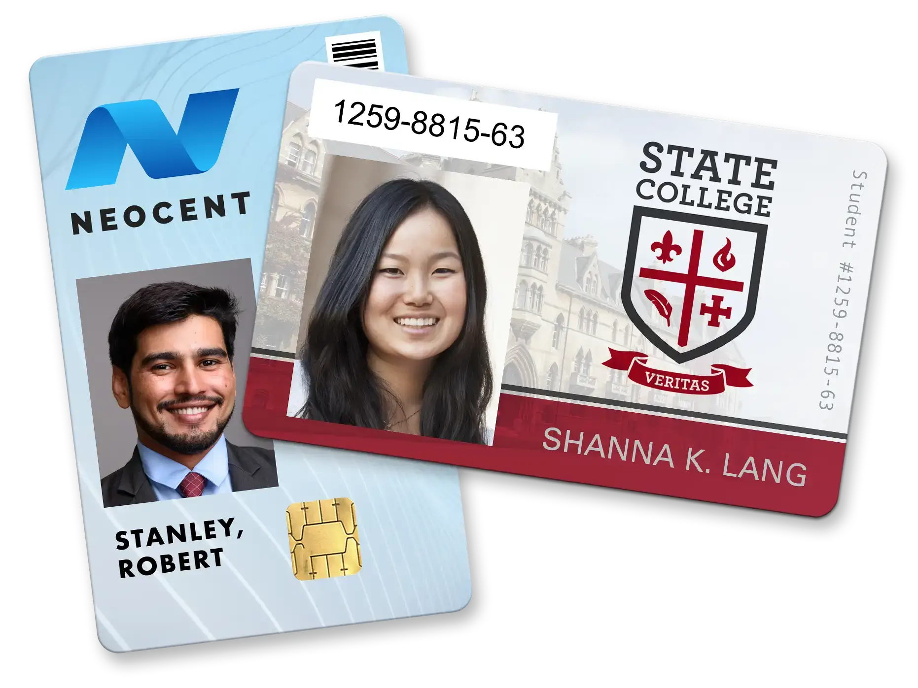Contact Chip and Contactless Signal ID Cards