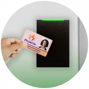 secure credentialing end client access control system